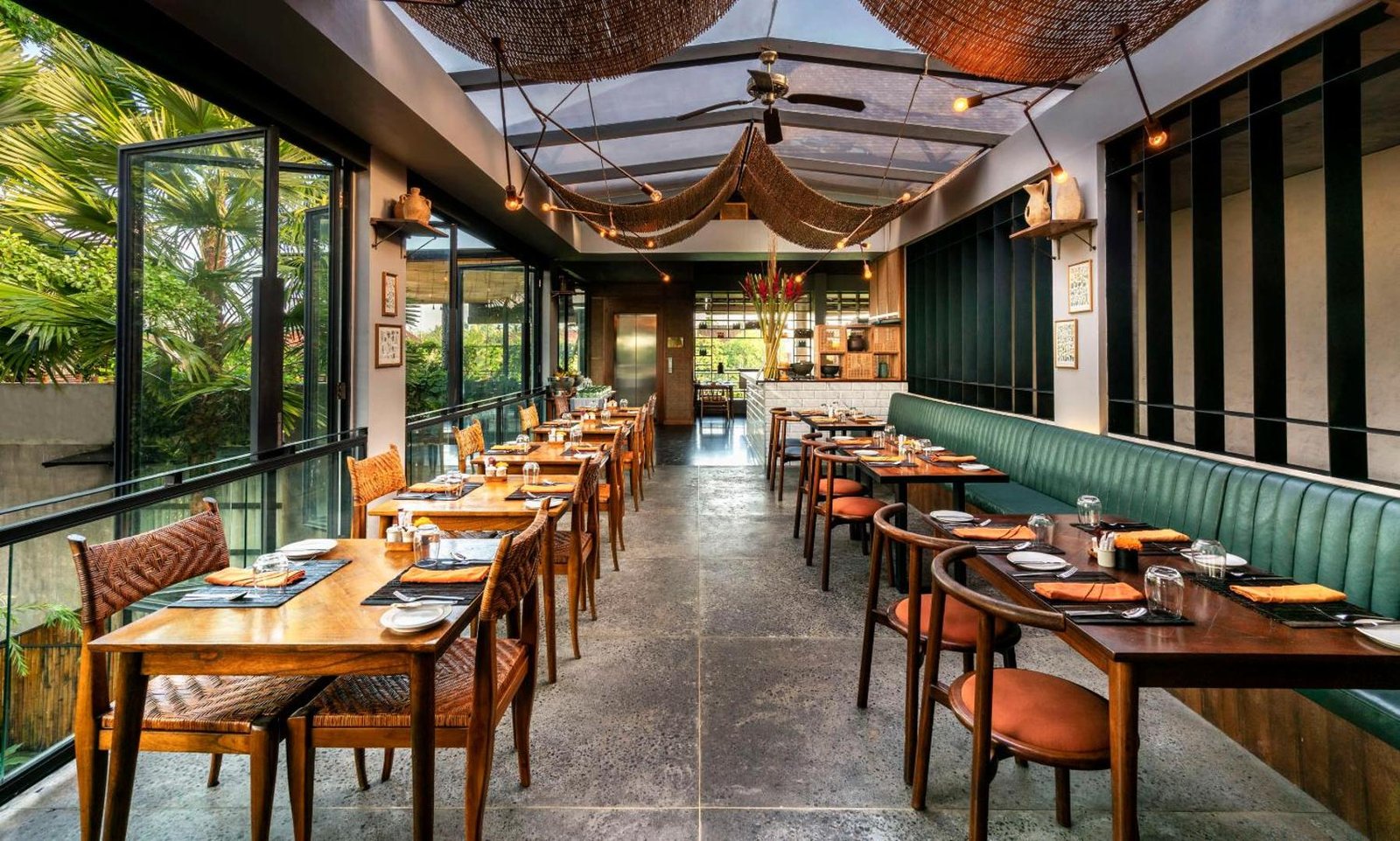 Bisma Eight Hotel, copper kitchen, bar & rooftop