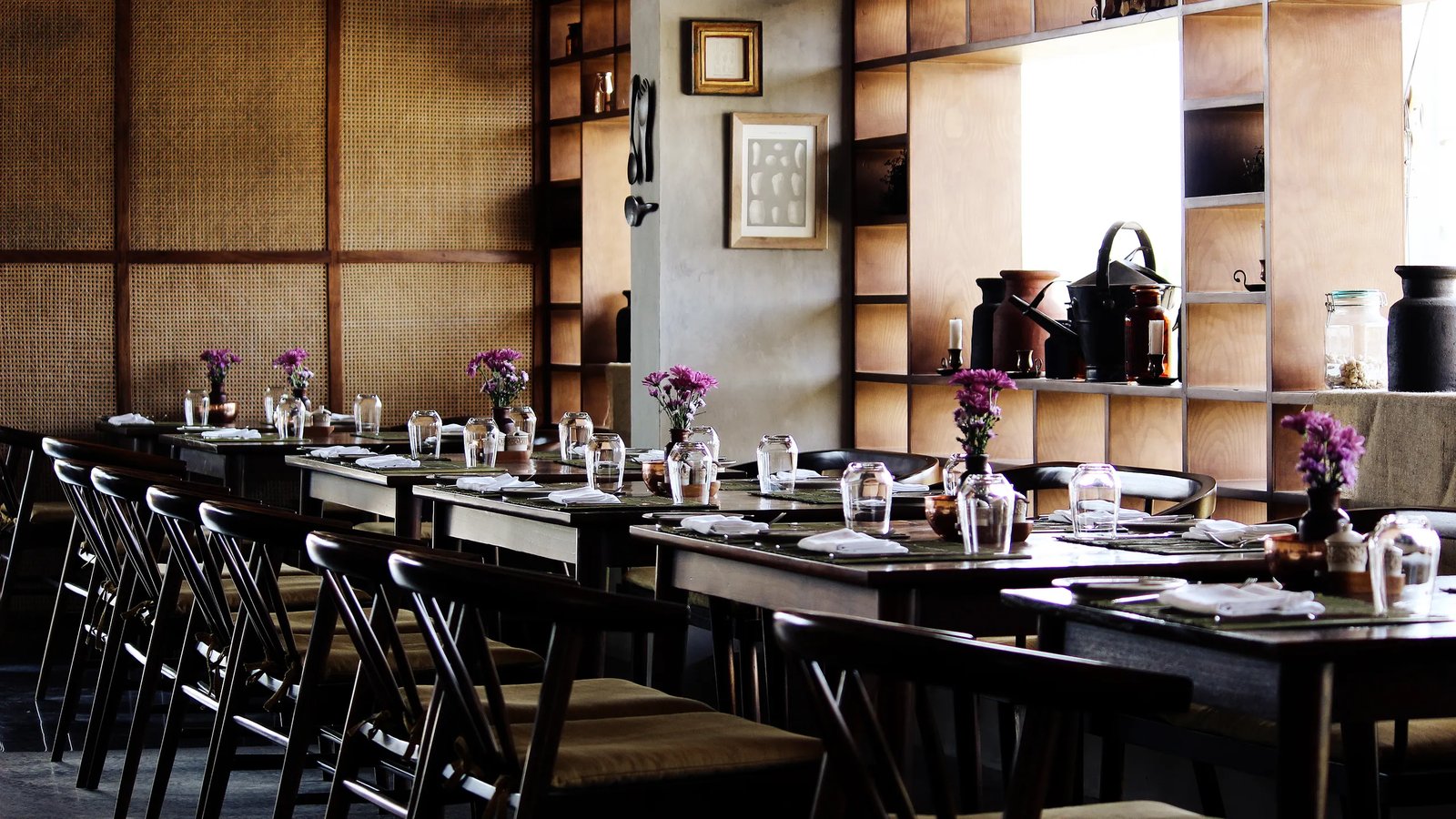 Bisma Eight Hotel, at the table