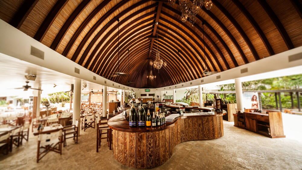 Nikki Beach Resort & Spa Koh Samui, at the table
