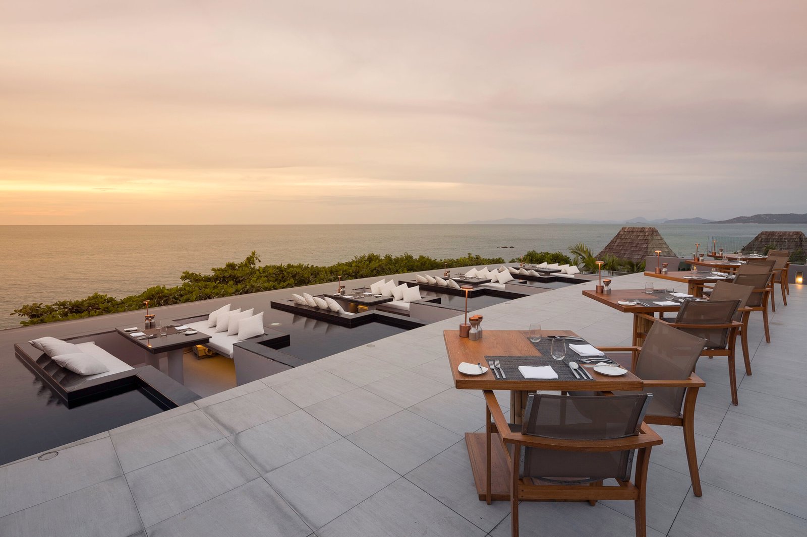 Silavadee Pool Spa Resort, at the table