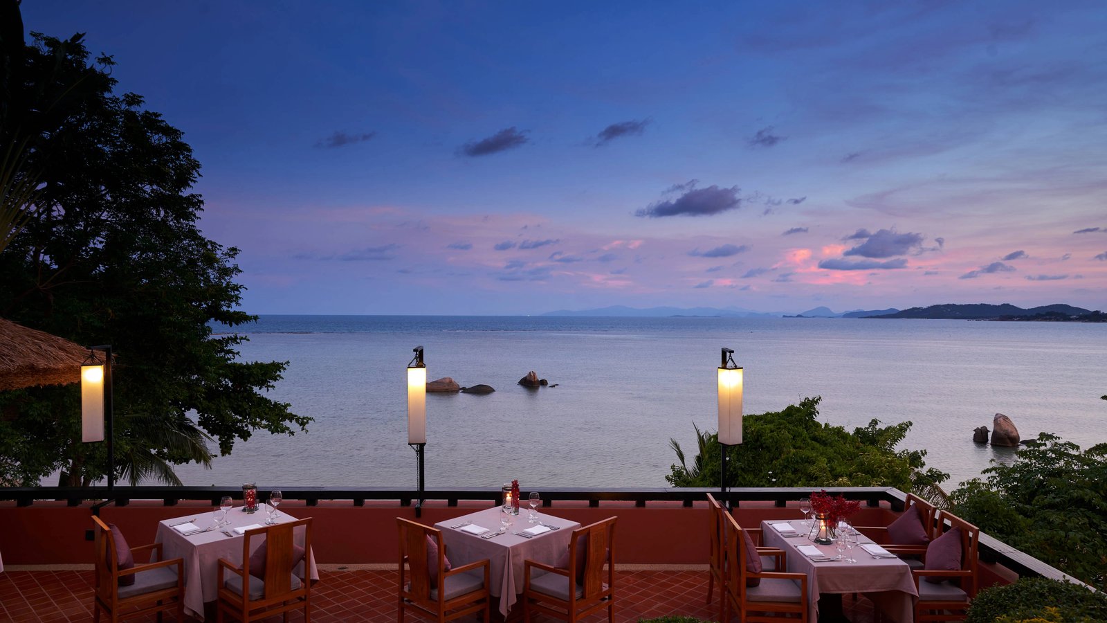 Renaissance Koh Samui Resort & Spa, at the table