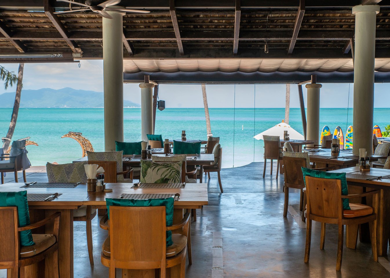 Melati Beach Resort & Spa, the view restaurant