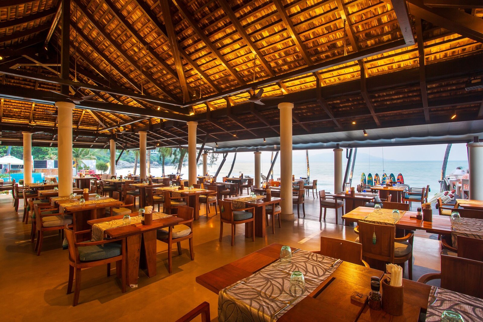 Melati Beach Resort & Spa, the view restaurant