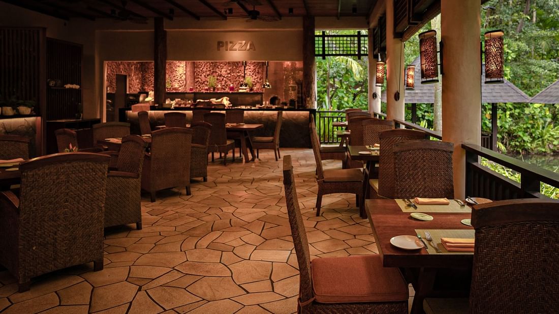 The Banjaran Hotsprings Retreat, at the table
