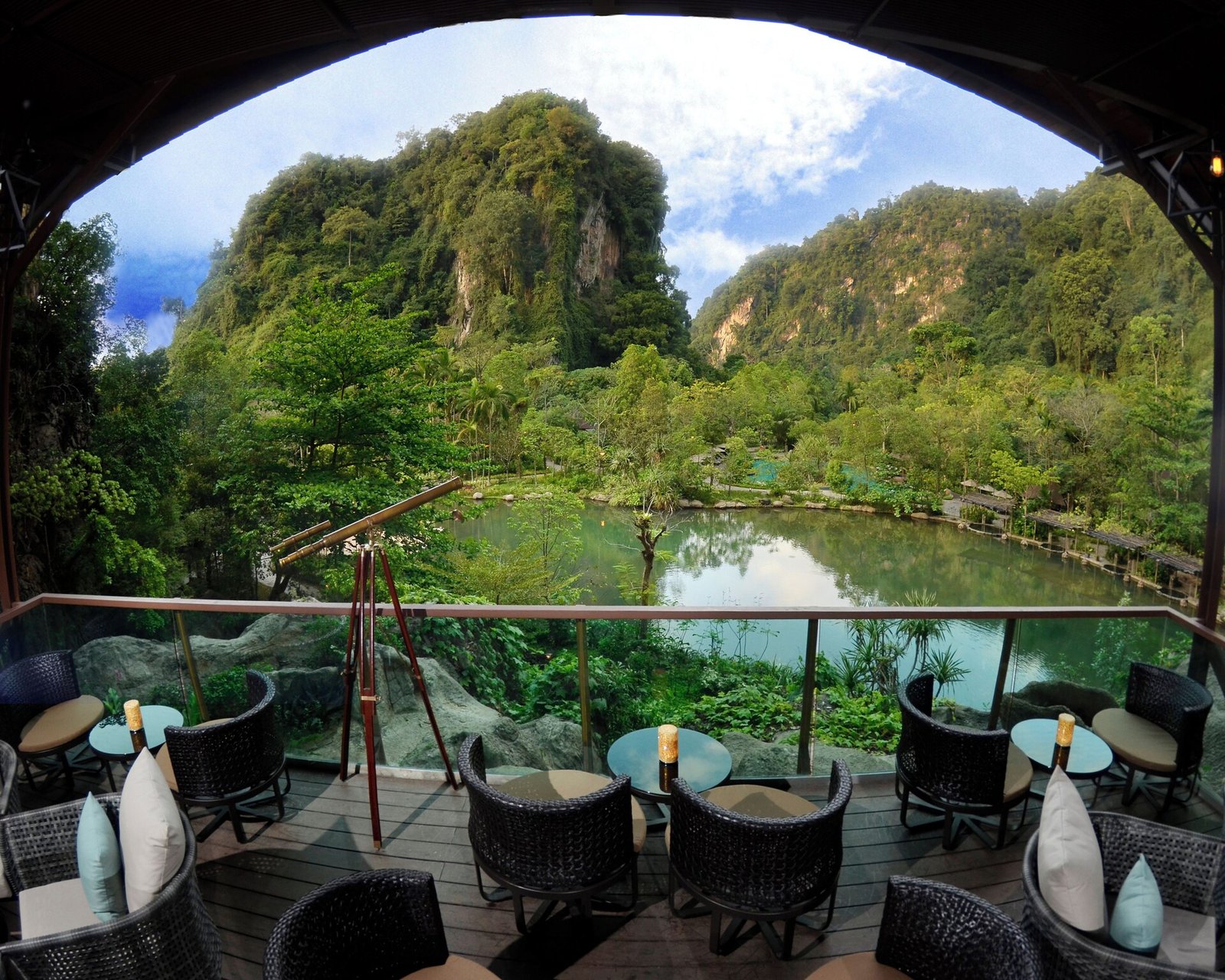 The Banjaran Hotsprings Retreat, at the table