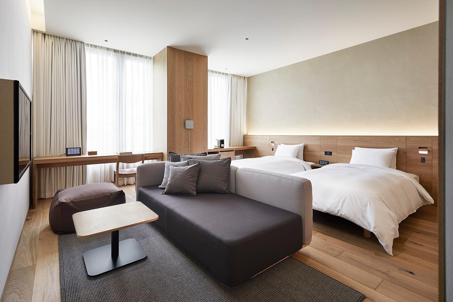 Muji Hotel Ginza — rooms