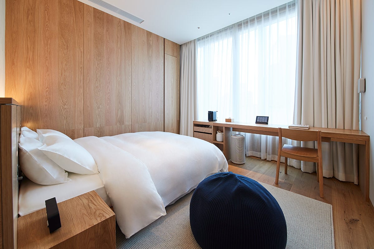 Muji Hotel Ginza — rooms