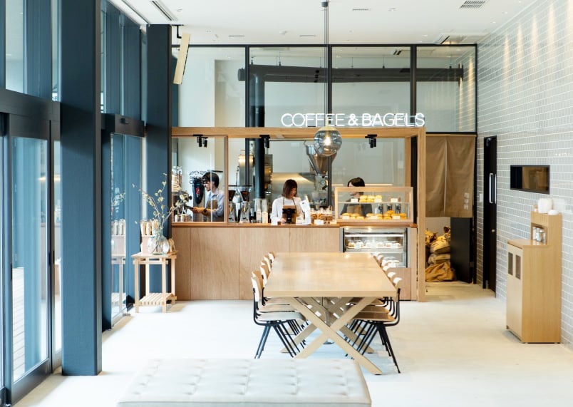 Mustard Hotel Shimokitazawa, sidewalk coffee roasters