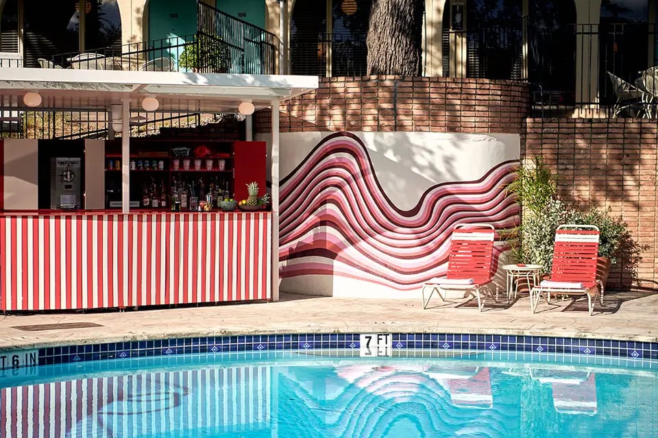 Austin Motel, austin motel pool bar