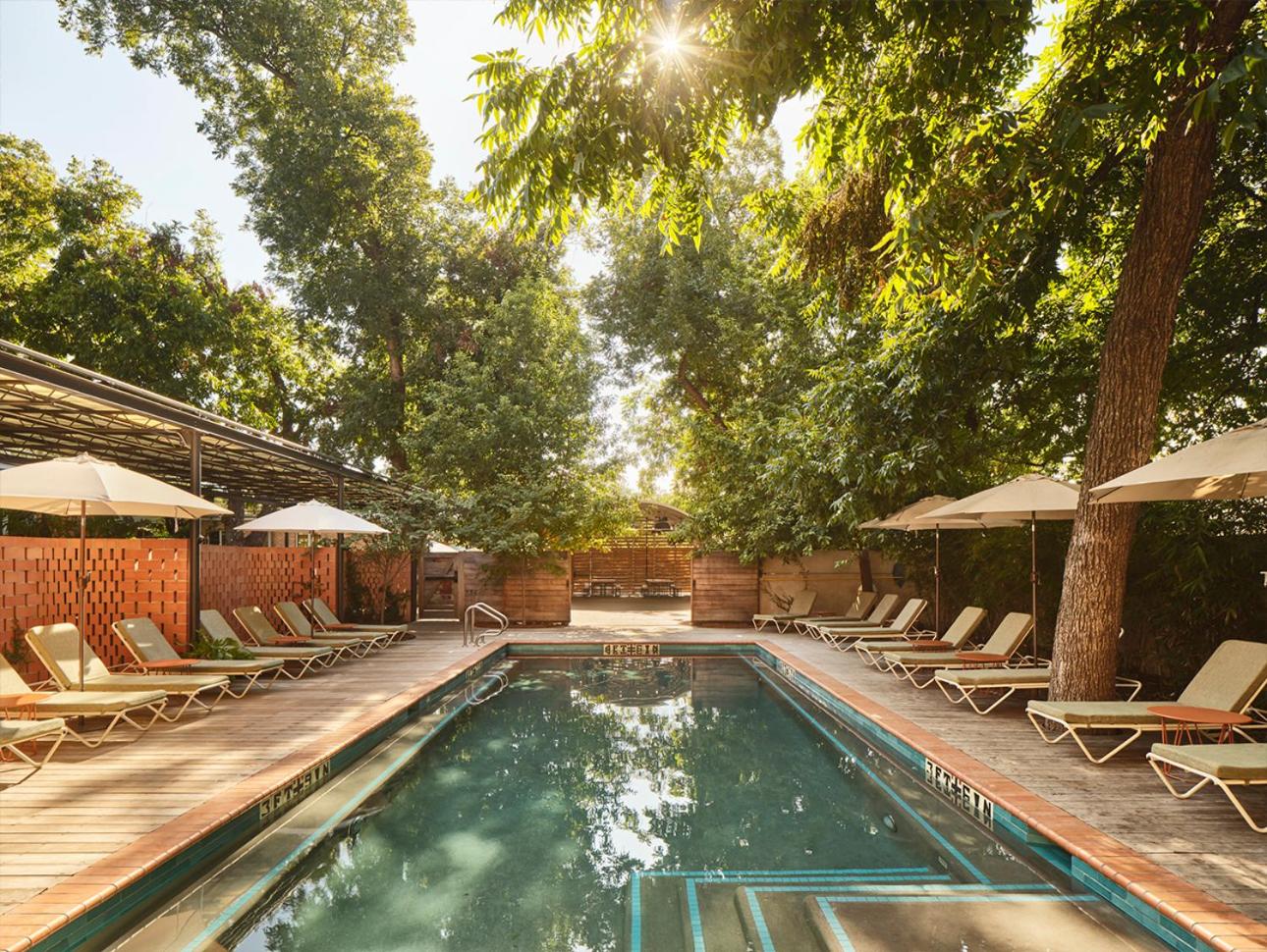 Carpenter Hotel, the pool