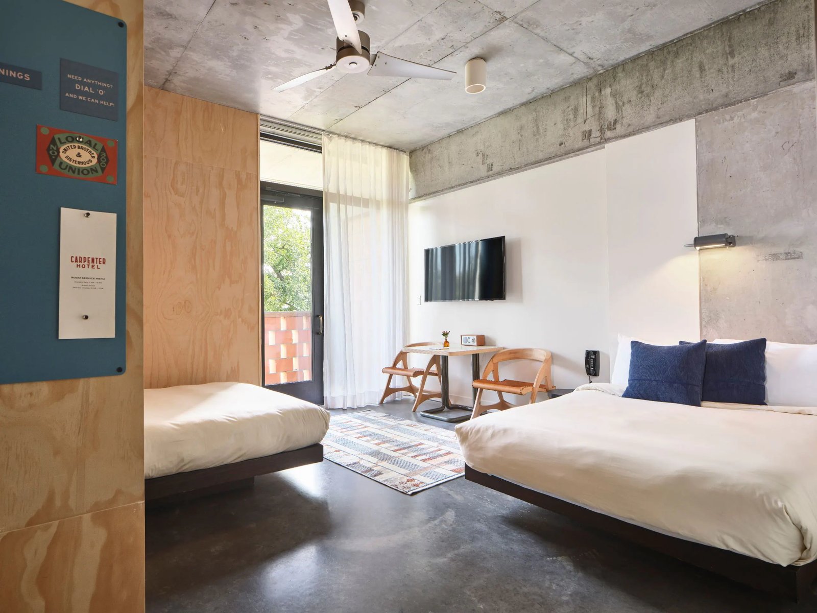 Carpenter Hotel — rooms