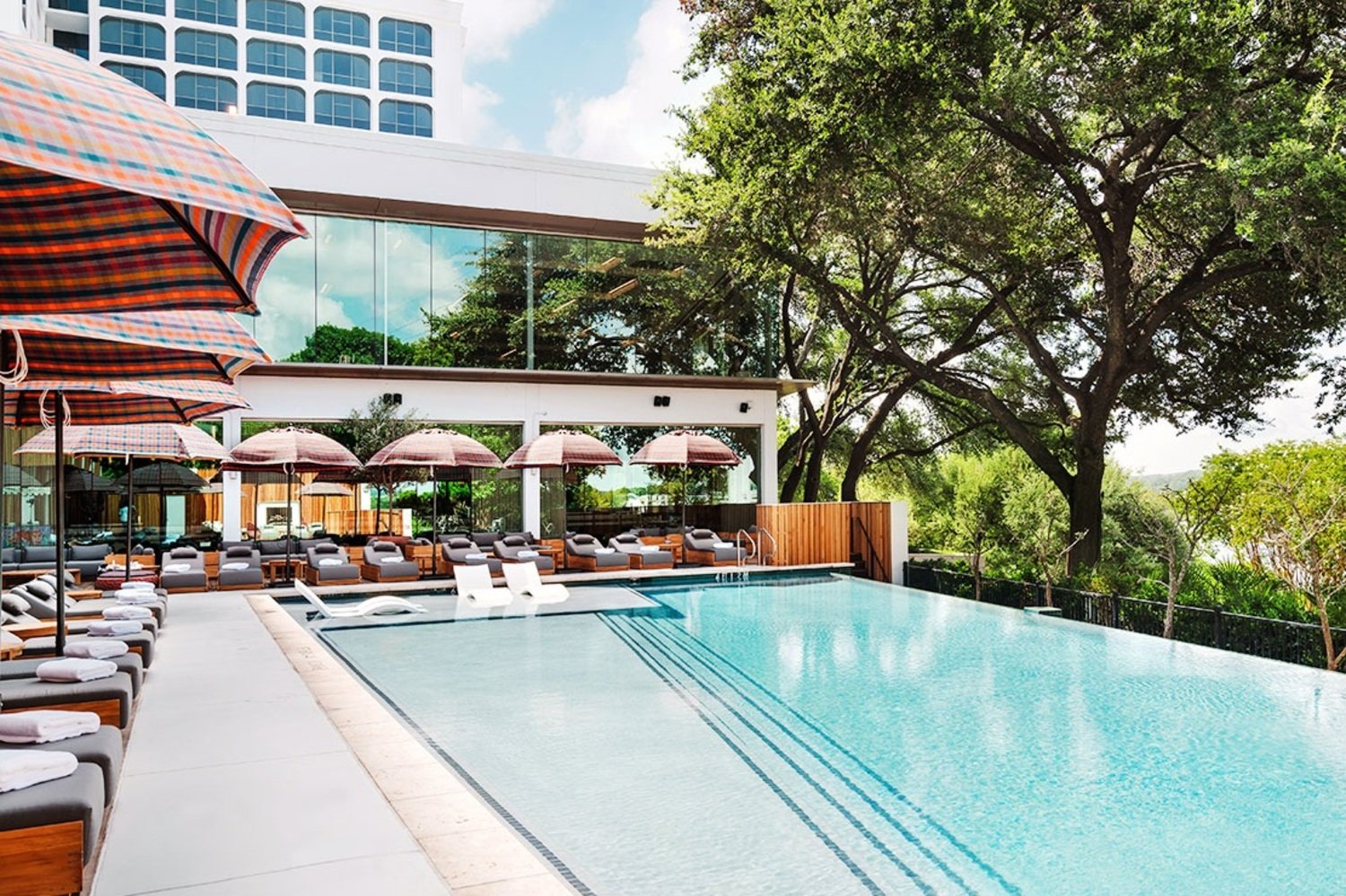 The LINE Austin, the pool