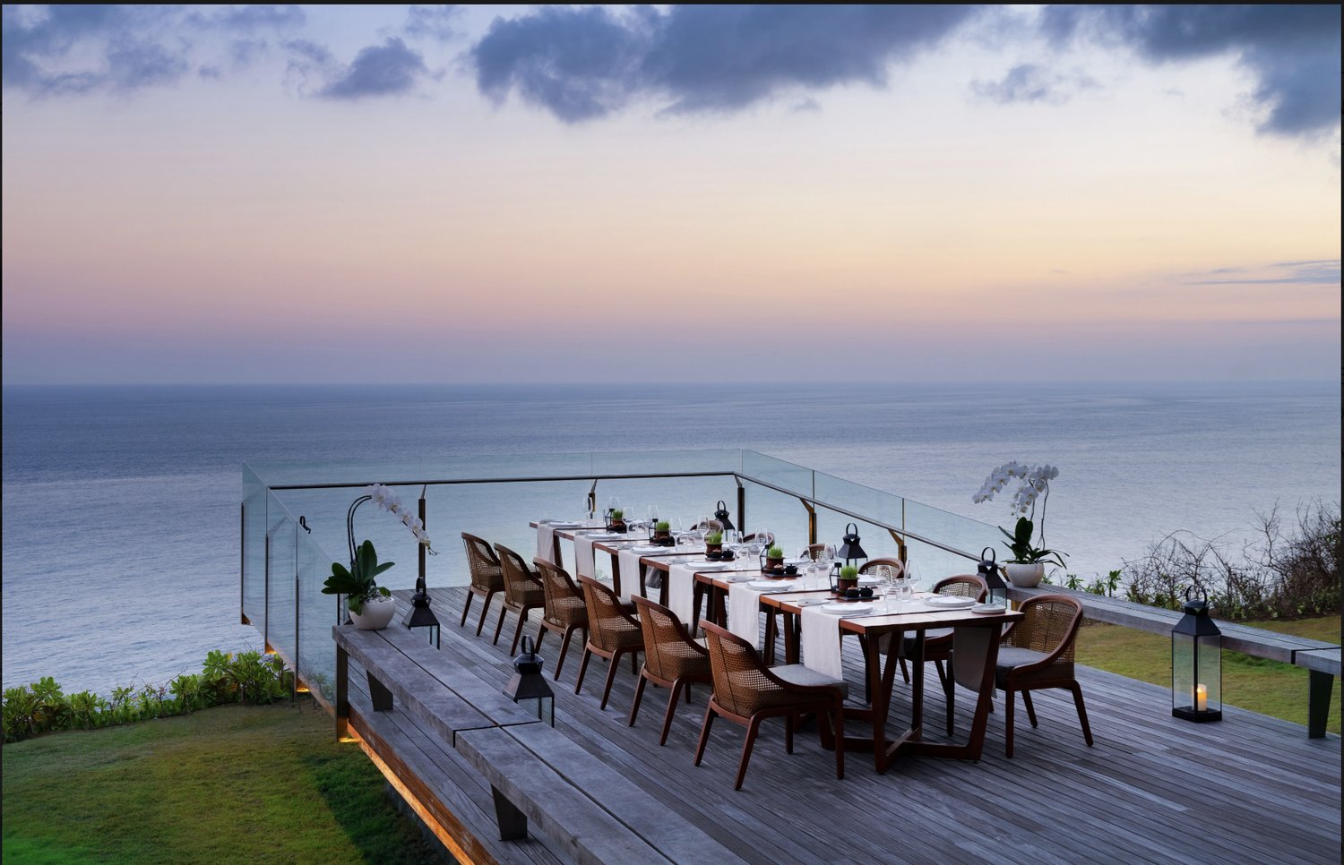 Six Senses Bali Uluwatu, at the table
