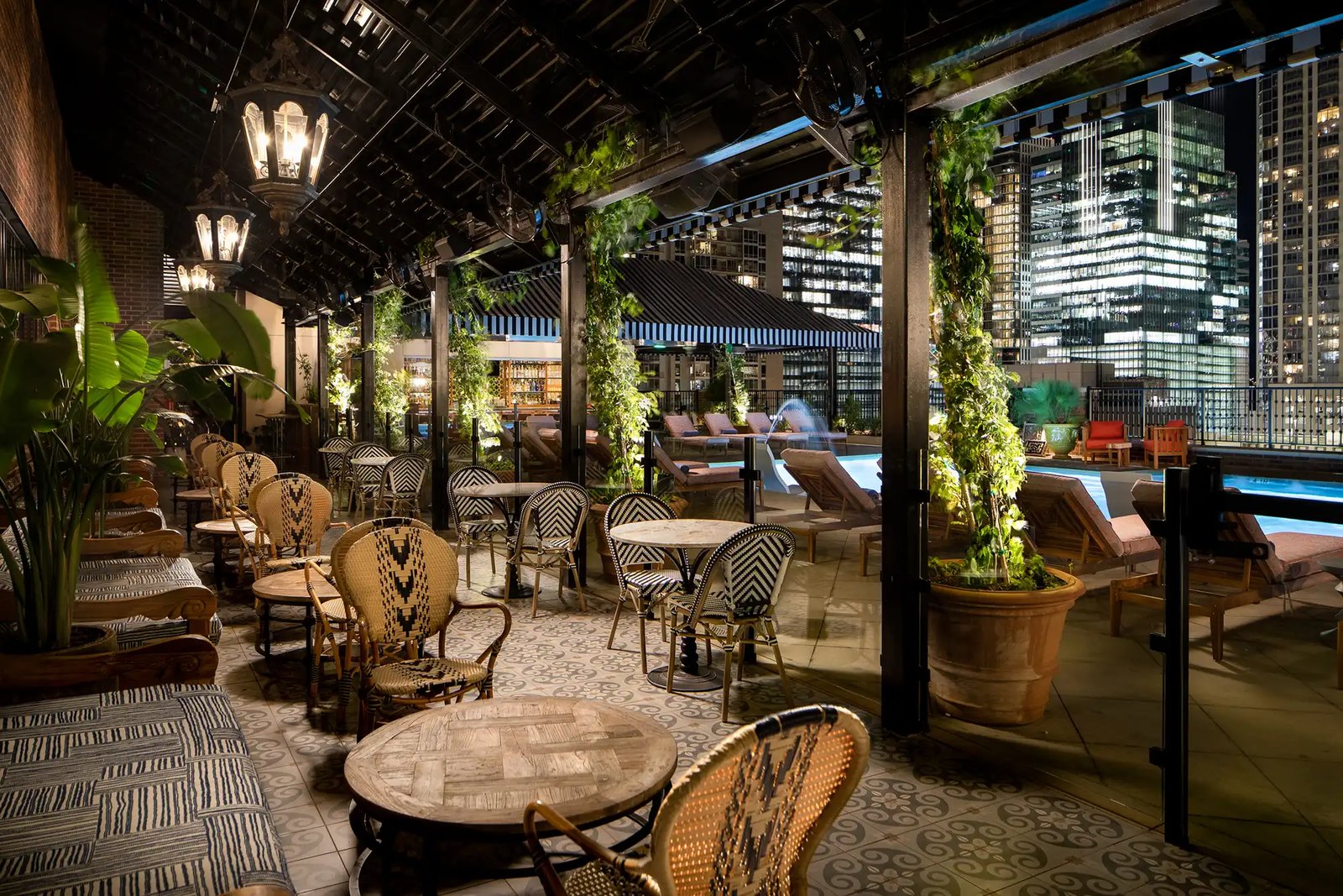 Hotel ZaZa Austin Downtown, cabana bar