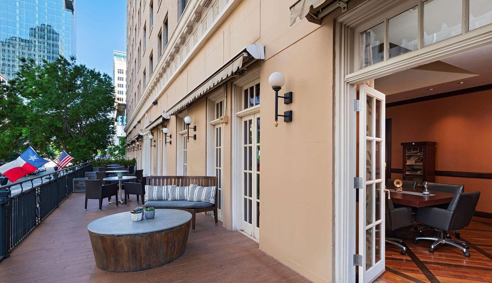 The Stephen F. Austin Royal Sonesta Hotel, at the table