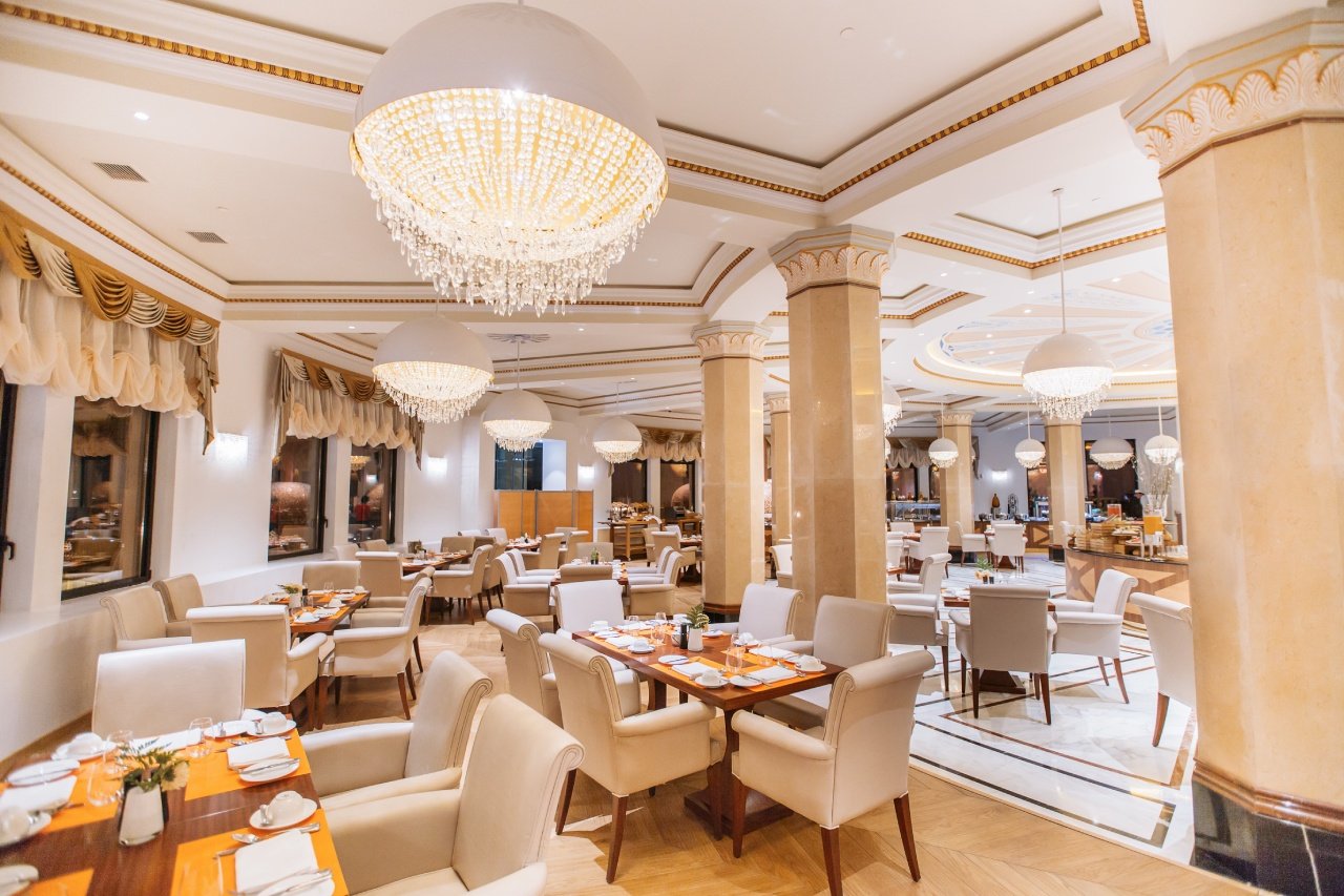 The Biltmore Hotel Tbilisi, at the table