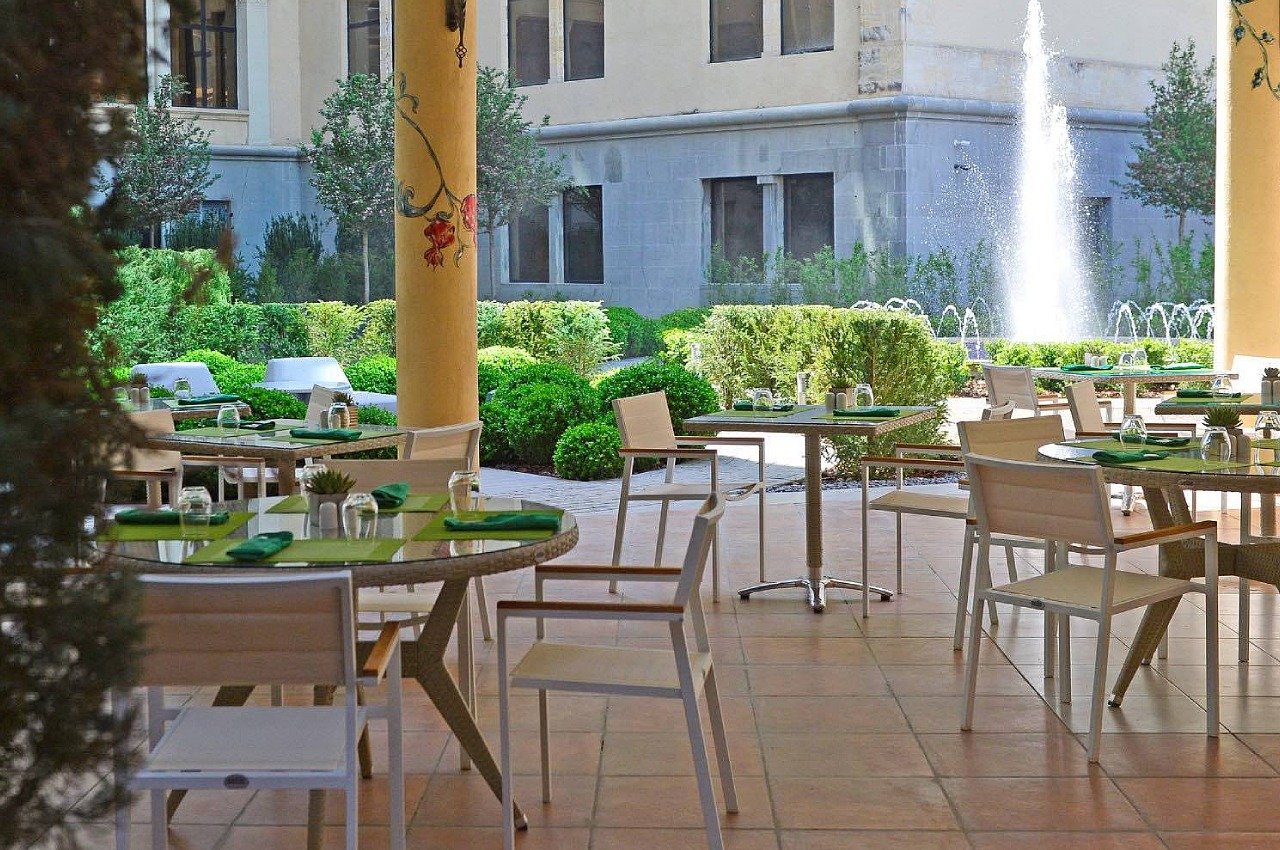 The Biltmore Hotel Tbilisi, at the table