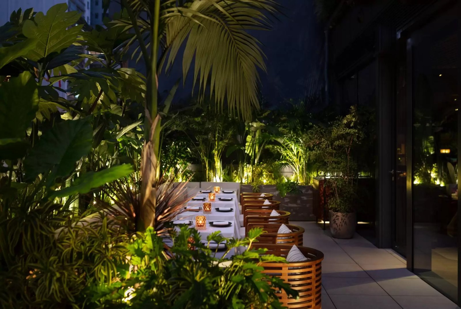 The Hari Hong Kong, at the table