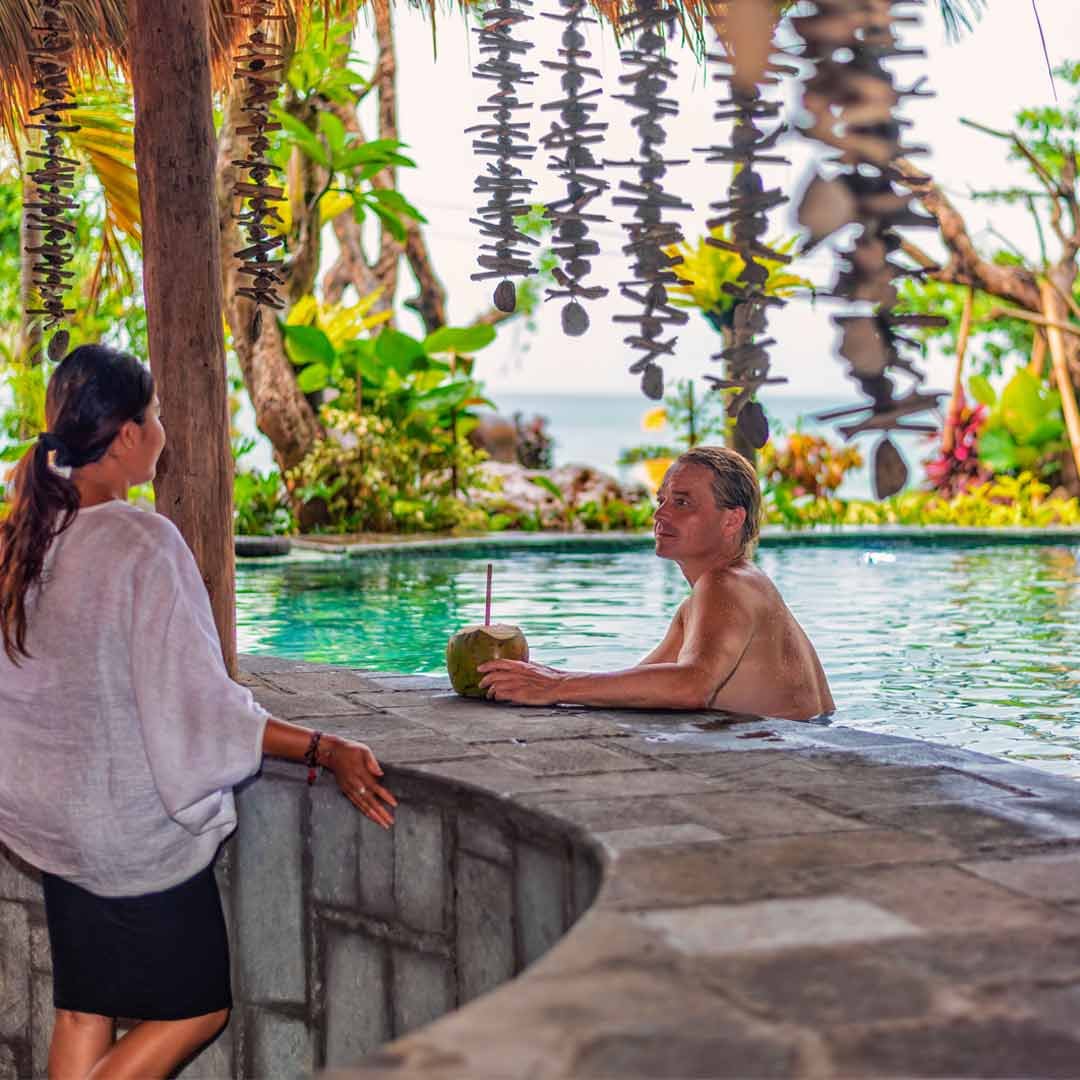Udara Bali Yoga Detox & Spa, organic ocean restaurant