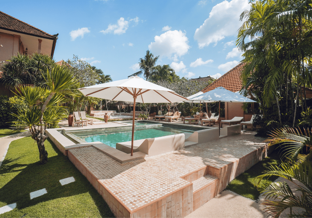 Terra Cottages Bali, the pool