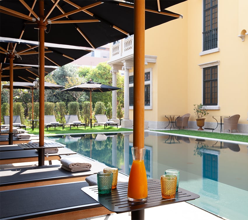 Palacete Severo, the pool