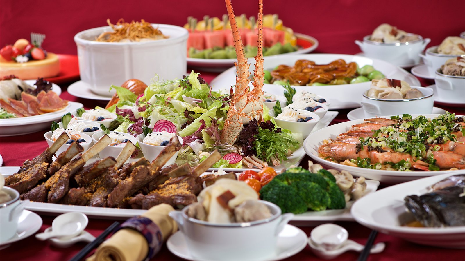 Asia Pacific Hotel Beitou, at the table