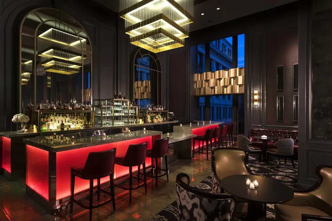 The Ritz-Carlton Hotel, the lounge