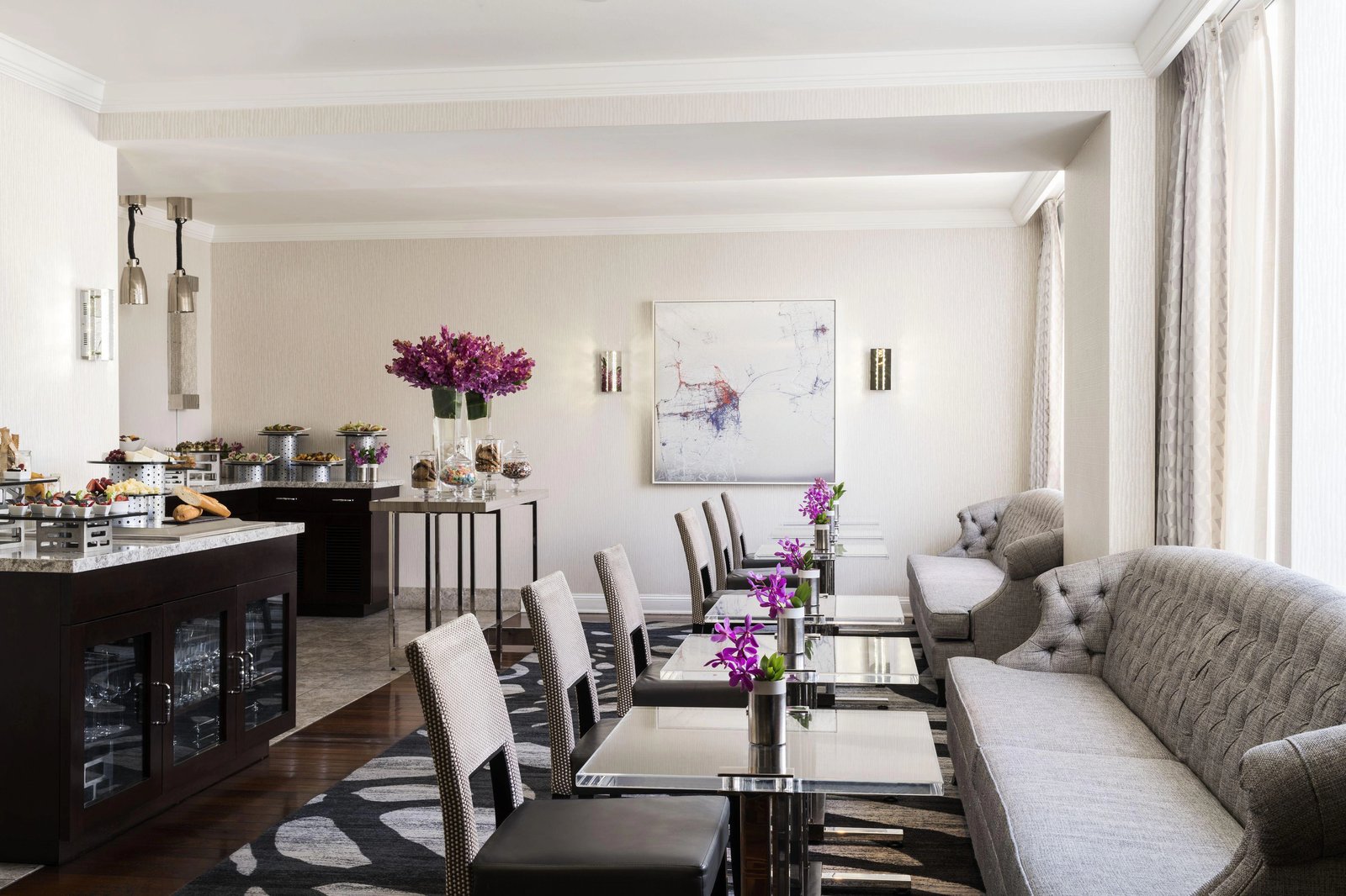 The Ritz-Carlton Hotel, at the table