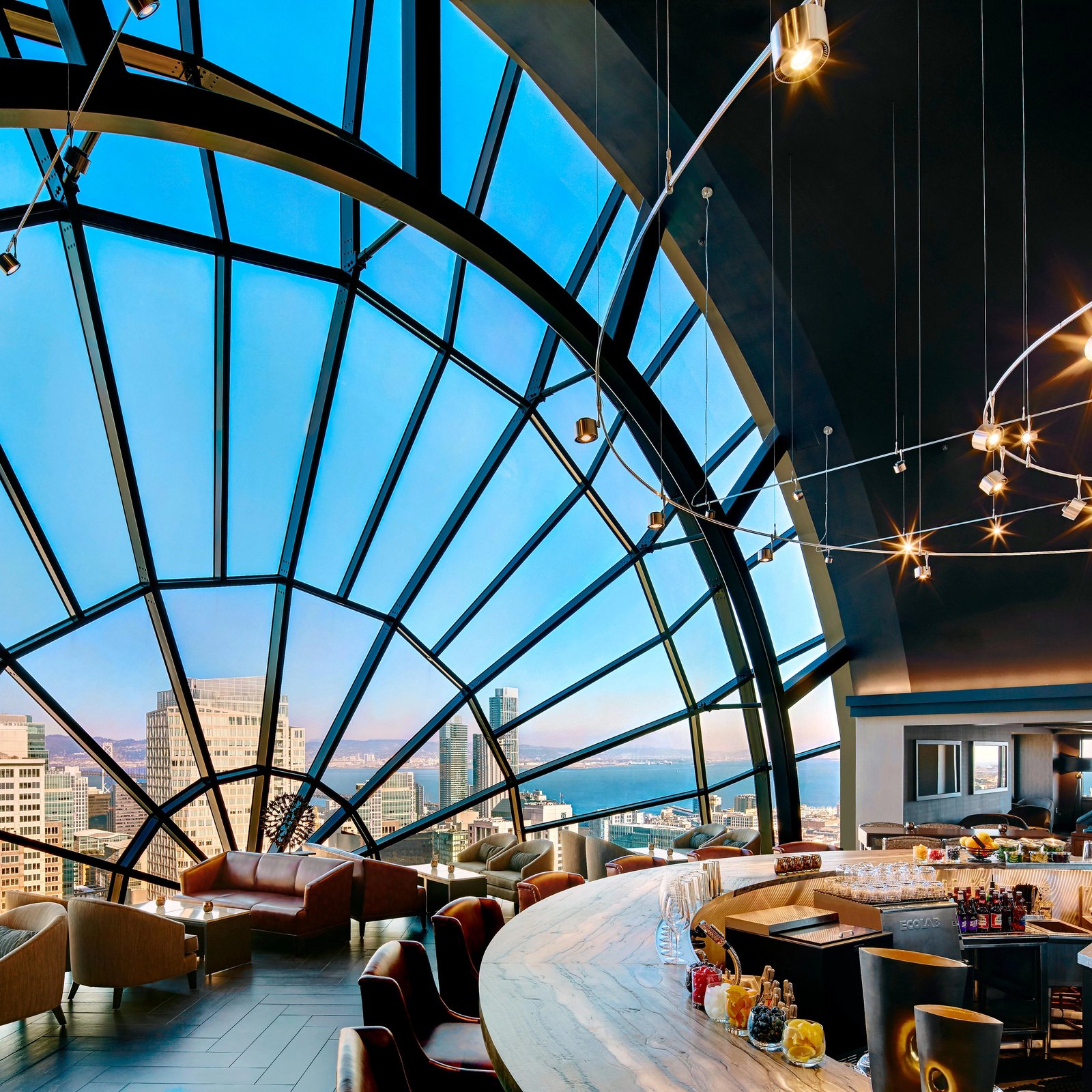San Francisco Marriott Marquis, the view lounge