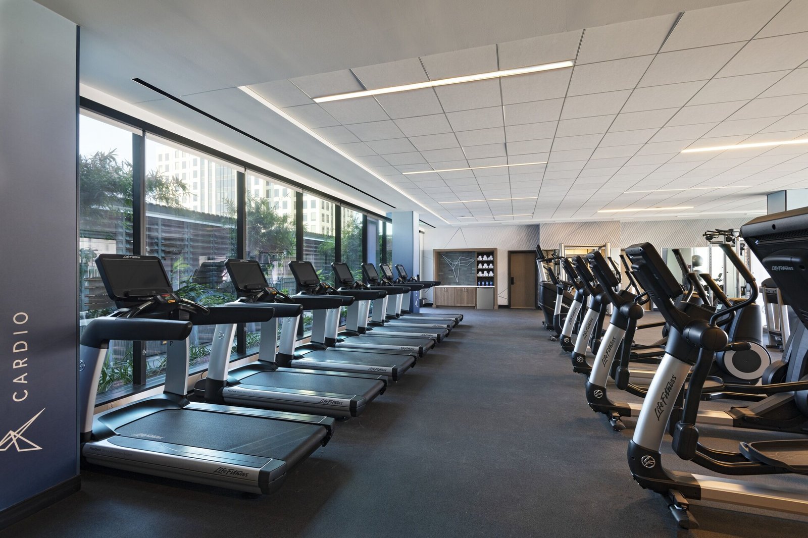 Austin Marriott Downtown, the gym