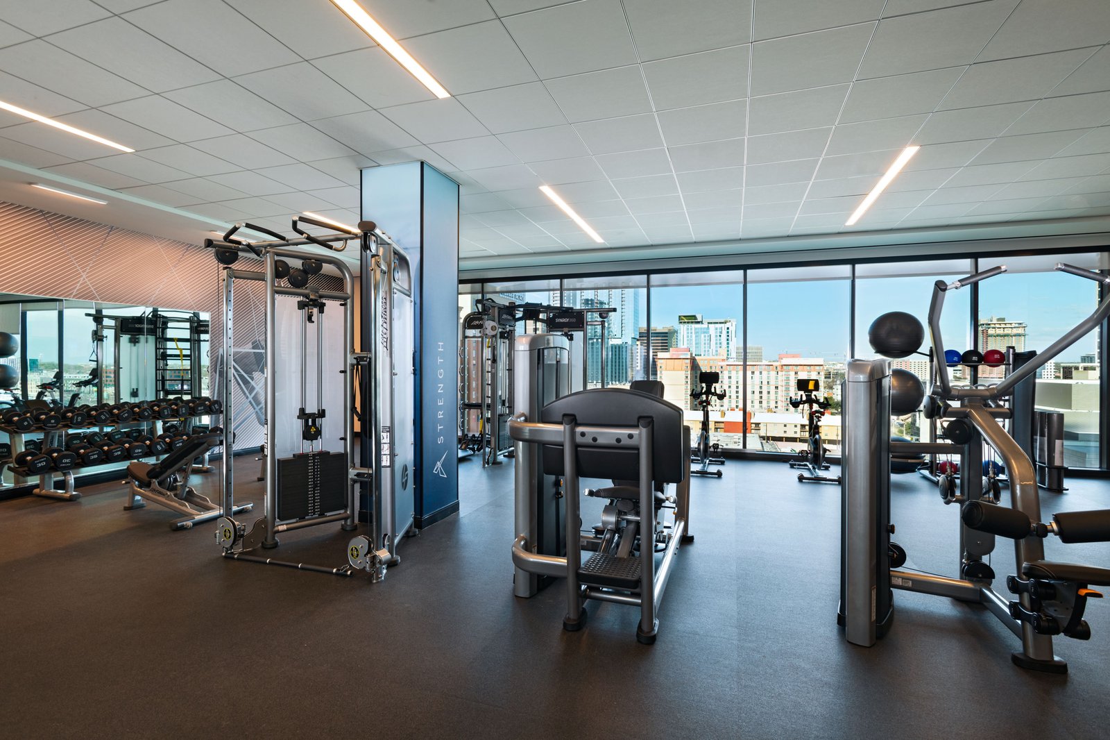 Austin Marriott Downtown, the gym