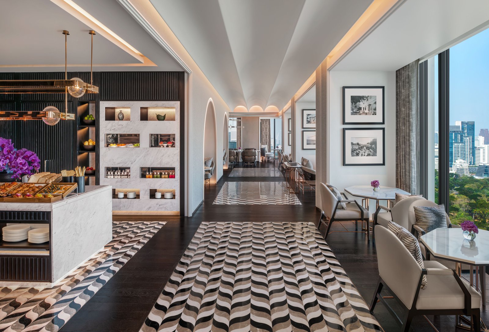 The Ritz-Carlton Hotel, at the table