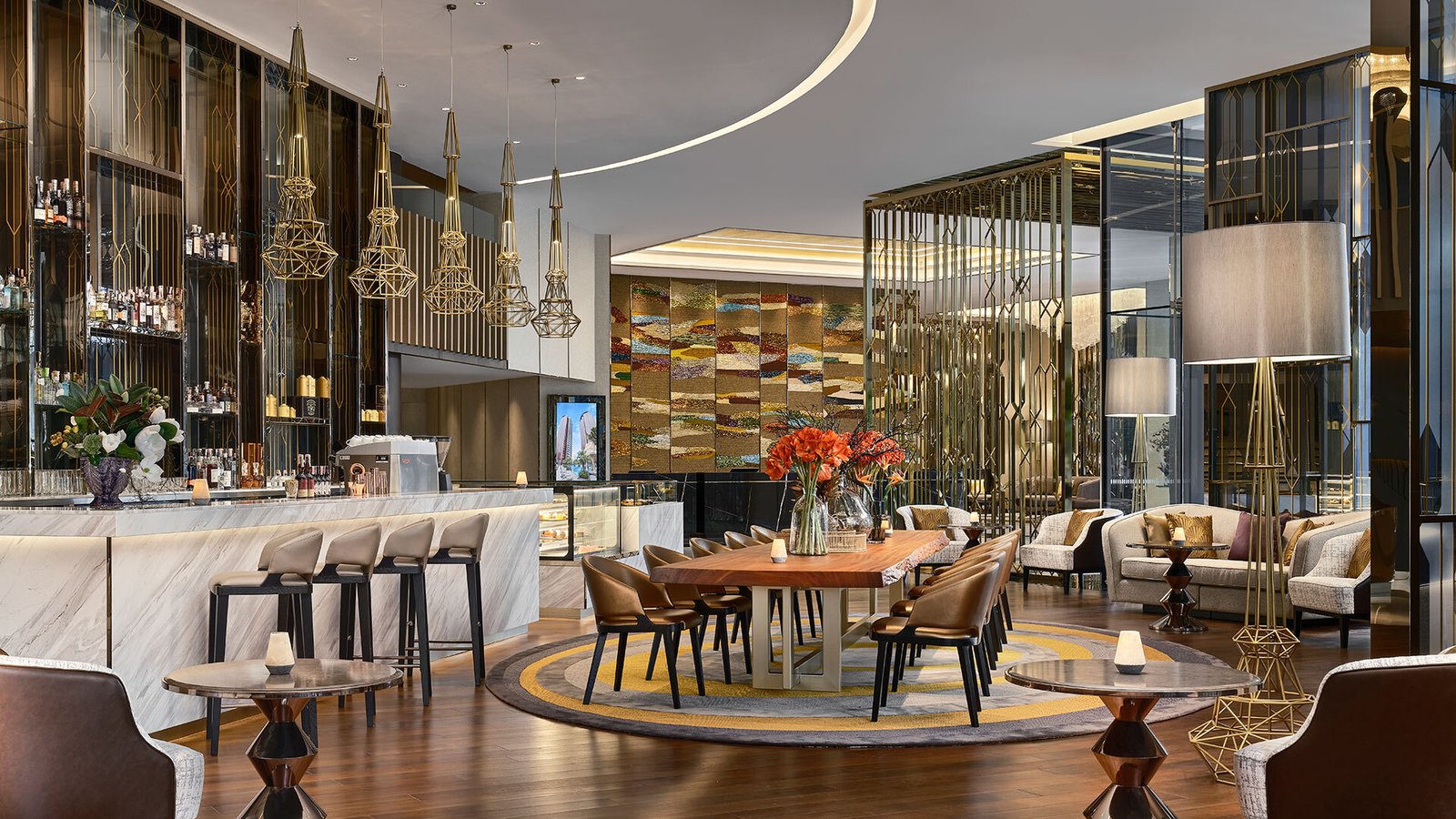 Chatrium Grand Bangkok, at the table