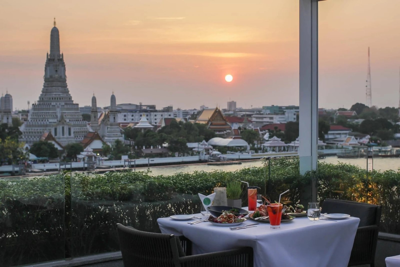 Riva Arun Bangkok, above riva