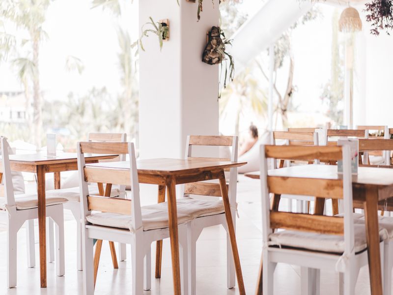 Kos One Hostel, at the table