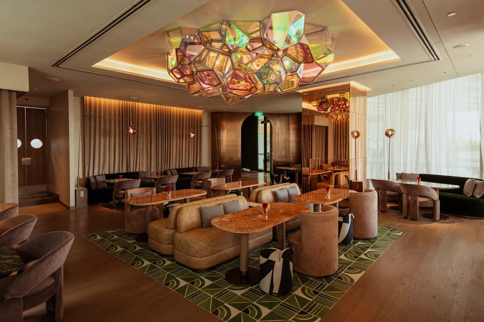 Mondrian Singapore Duxton, at the table