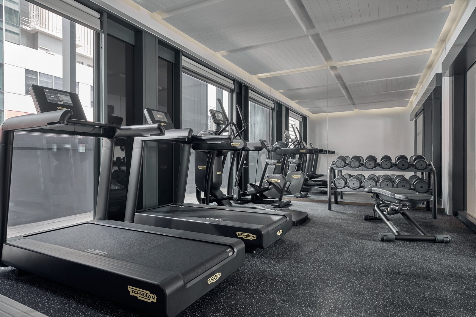 Mercure ICON Singapore City Centre, the gym and yoga deck