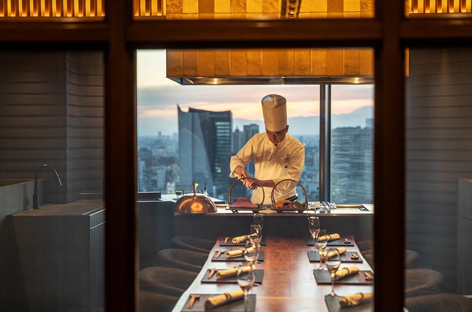 ANA InterContinental Tokyo, teppanyaki akasaka
