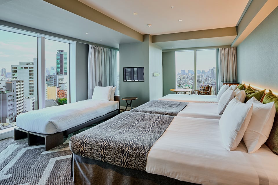 Shibuya Stream Hotel, rooms