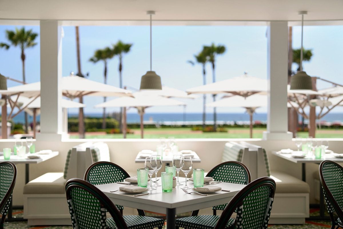 Hotel del Coronado, at the table