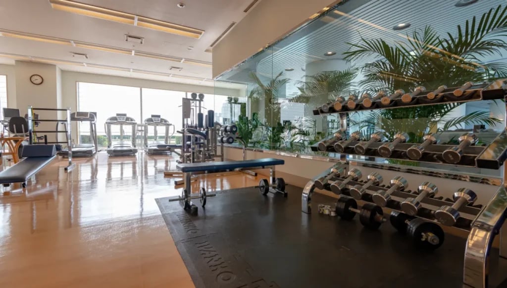Hotel Okura Fukuoka, the gym