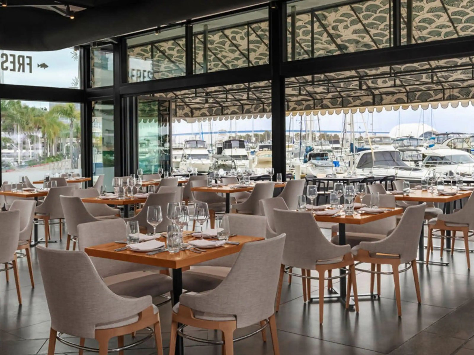 Manchester Grand Hyatt San Diego, at the table