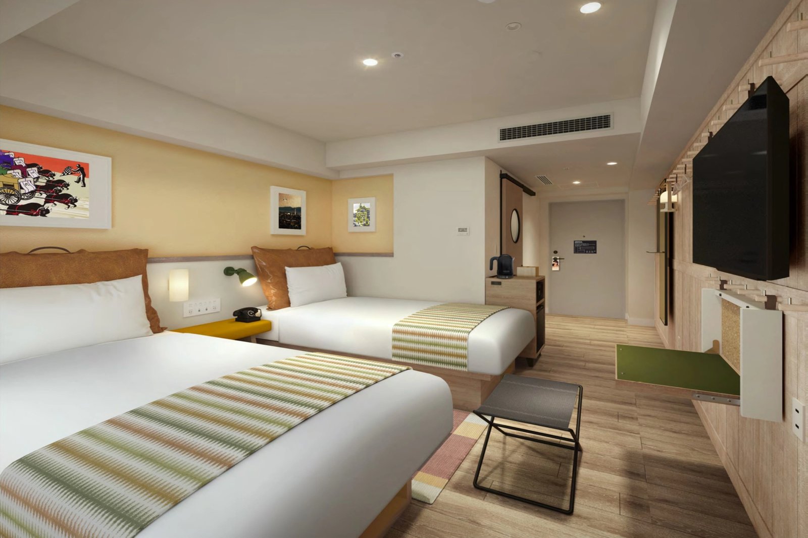 Moxy Kyoto — rooms