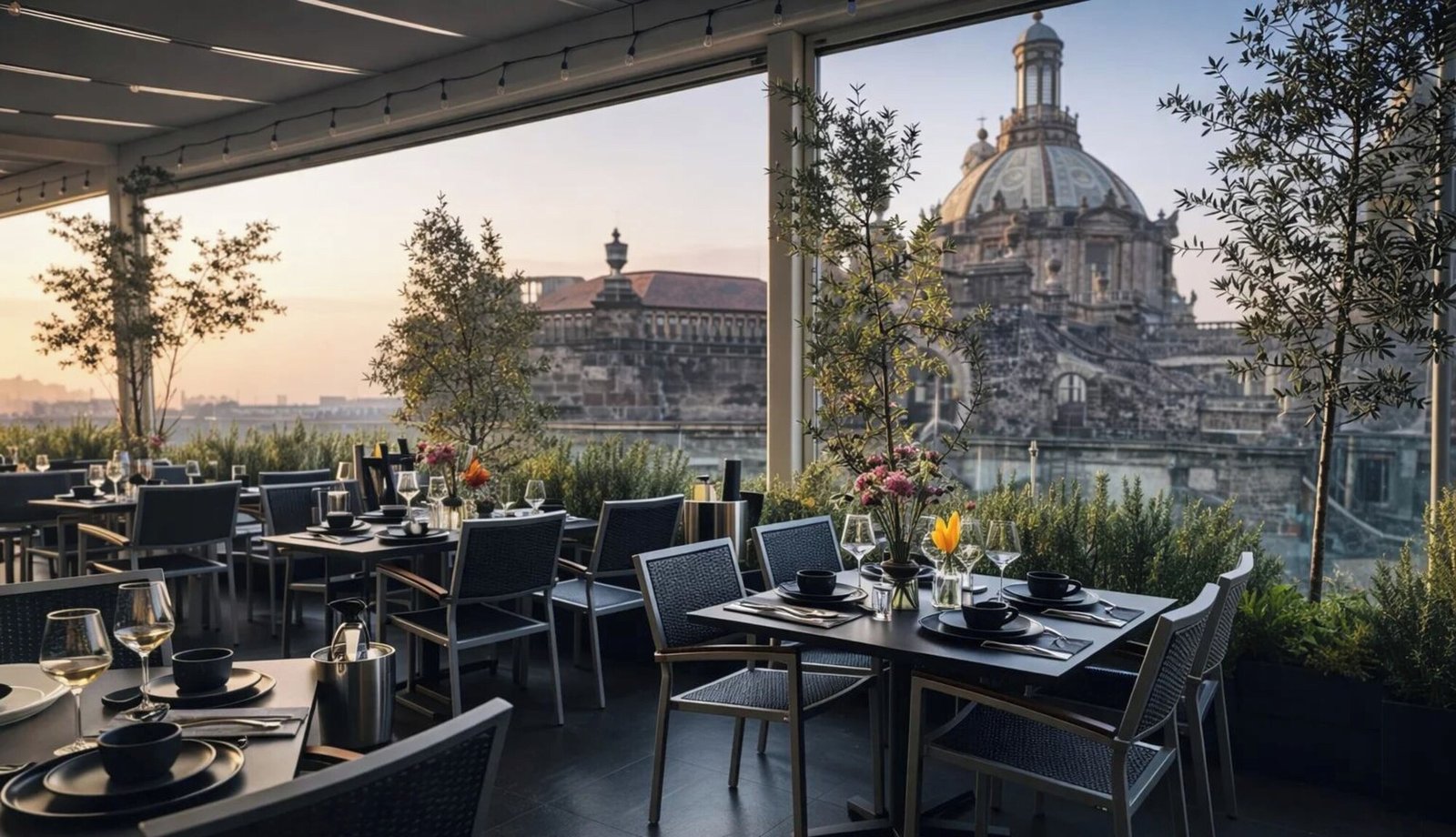 Hotel Catedral, terraza bar