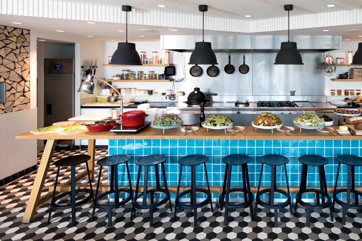 Zoku Amsterdam, the living kitchen