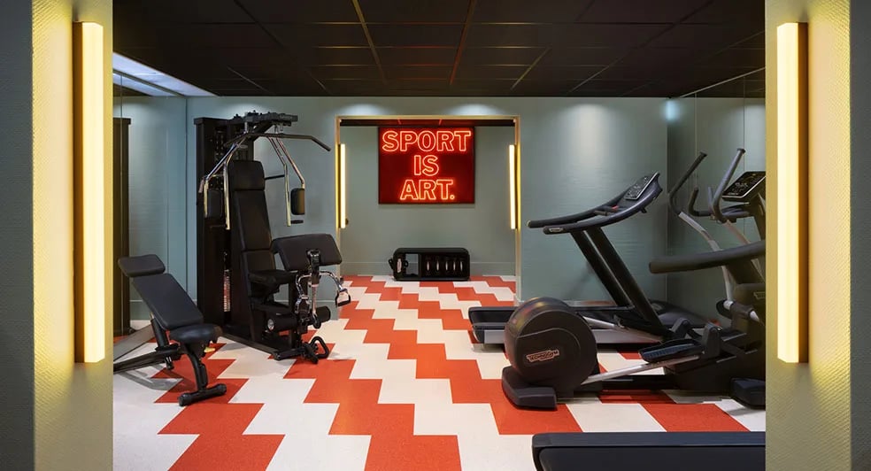 Avani Museum Quarter Amsterdam Hotel, the gym