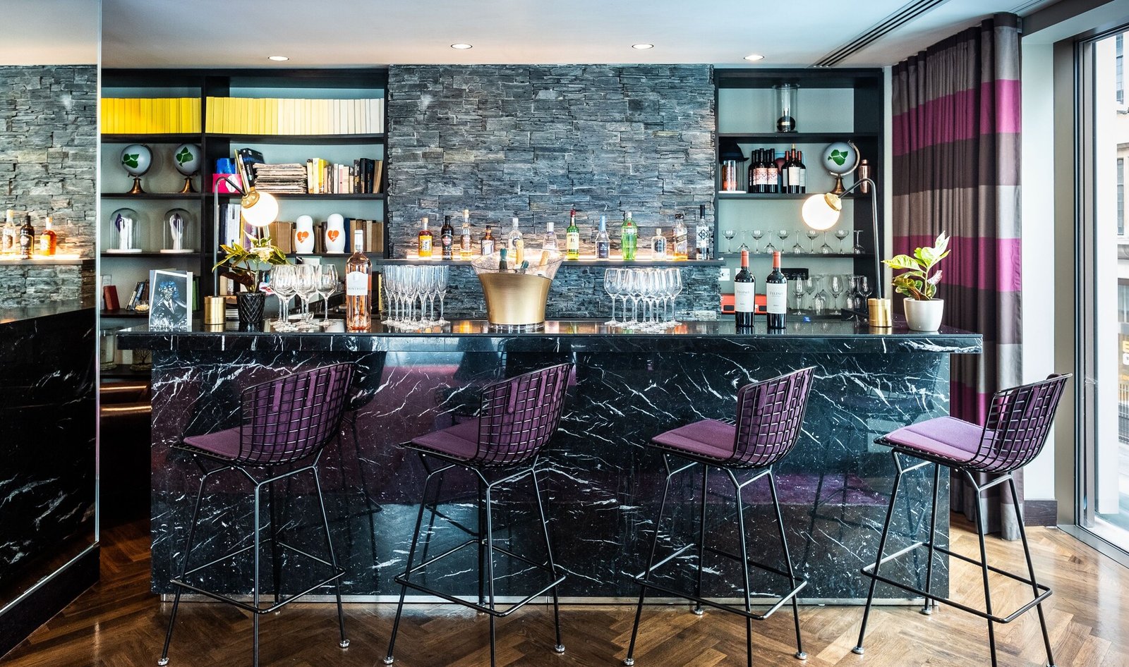 South Place Hotel, at the table