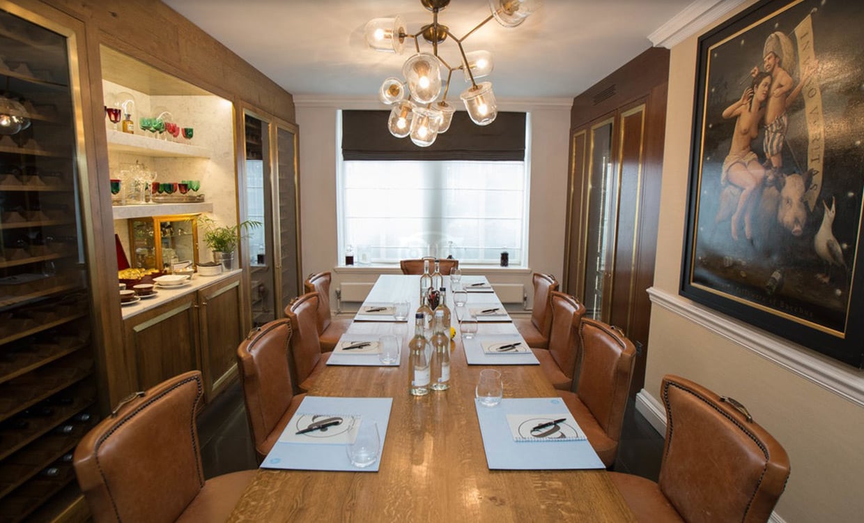 The Ampersand Hotel, at the table