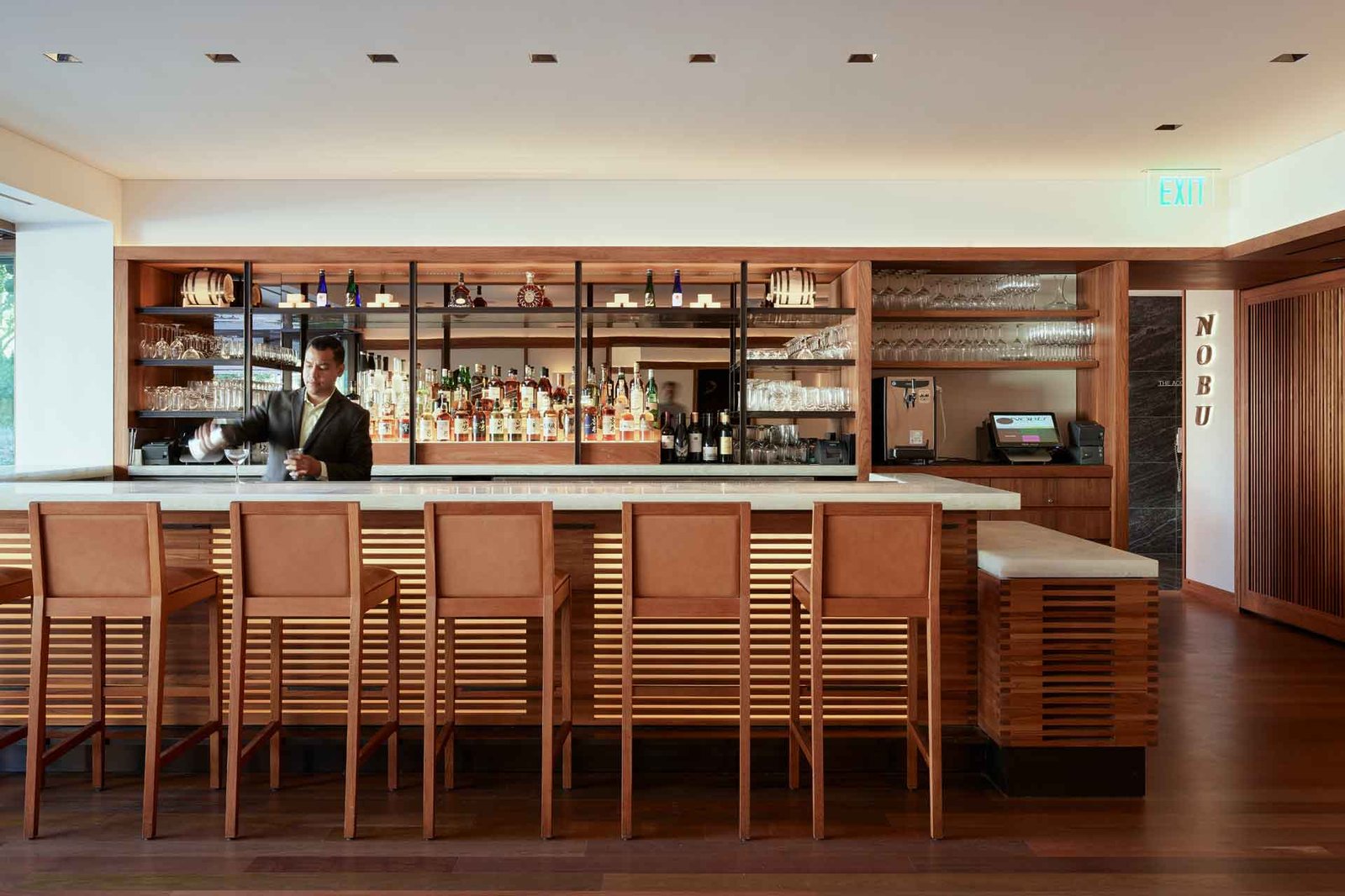 Nobu Hotel Palo Alto, nobu lobby bar & café