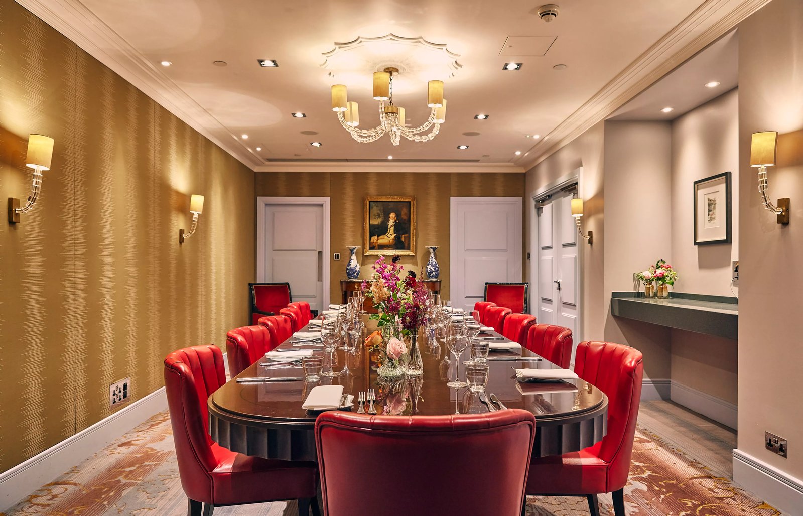 Sofitel London St James, at the table